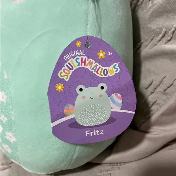 Squishmallows 8” Fritz the Frog with Floral Belly - Picture 2 of 4
